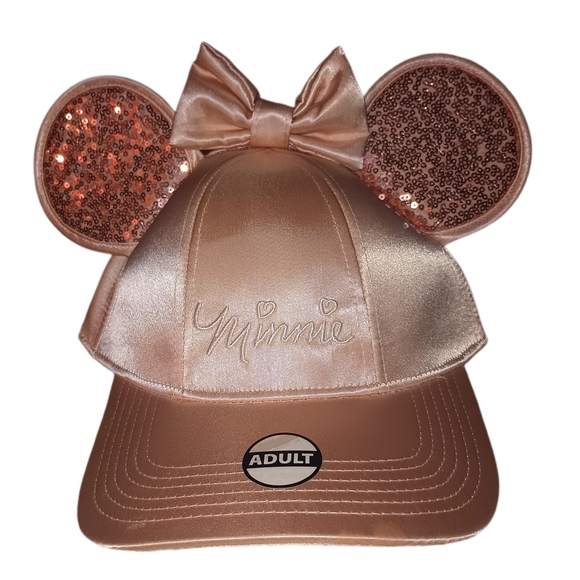 Disney Accessories - Minnie Mouse Rose Gold Cap